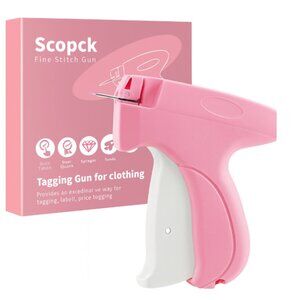 Open Boxed Missing Accessories- Handheld Stitch Tag Gun Quick Tagging Gun(Pink)